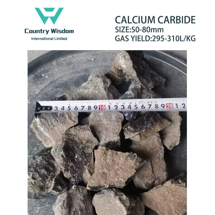 Calcium Carbide Chemical Industry Grade 50-80mm 295L/Kg Acetylene Gas