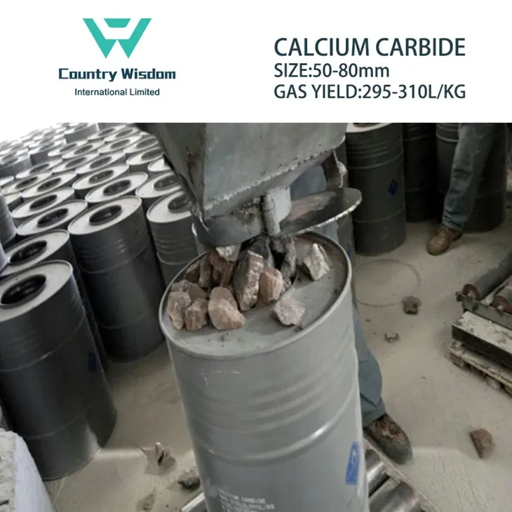 Price Calcium Carbide Stone 50-80 mm 295 L / Kg in China