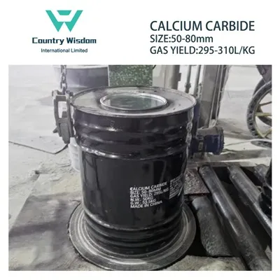 Calciumcarbid 50-80mm Cac2 Acetylenkohlenstoff, 50 kg Fass