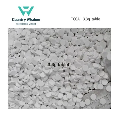 China Professioneller Hersteller TCCA 3,3 g Tabletten-Schwimmbadchemikalien